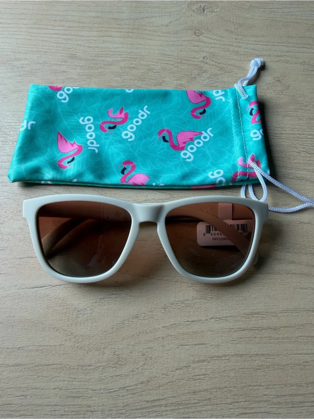 Goodr “Toasted Marshmallow Magic” Frame Sunglasses with Brown Lenses